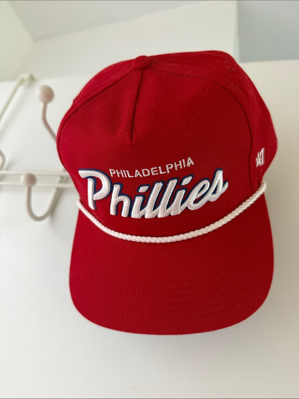 '47 Philadelphia Phillies Red Rope-Trim Cap